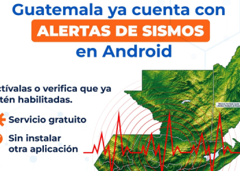 Alertas sísmicas estarán disponibles para teléfonos Android. (Foto: Conred)