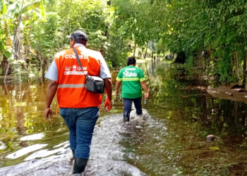 Suelos alcanzan 90% de saturación por lluvias./Foto: Conred.