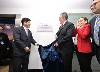 Presidente participa en inauguración del nuevo centro de monitoreo, operaciones de emergencia y control del AILA. (Foto: Álvaro Interiano)