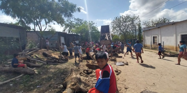 MARN y The Ocean Cleanup trasladan madera del río Motagua para apoyar a comunidades de Zacapa