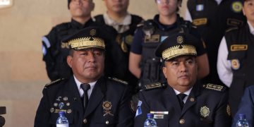 Erick Osoy fue nombrado como nuevo director de la PNC y Erick Osoy subdirector de operaciones. (Foto: Álex Jacinto)