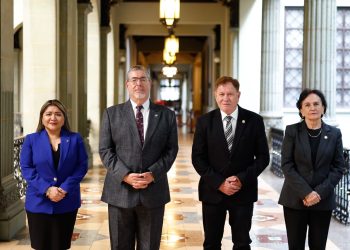 Presidente sostuvo reunión con presidentes de los organismos del Estado. (Foto: Gobierno de Guatemala)
