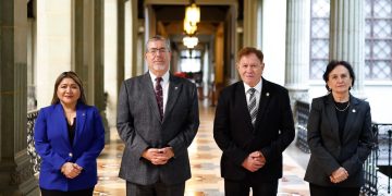 Presidente sostuvo reunión con presidentes de los organismos del Estado. (Foto: Gobierno de Guatemala)