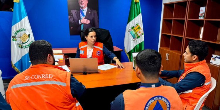 SE-Conred mantiene acciones de coordinación y monitoreo ante incremento de lluvias en Escuintla